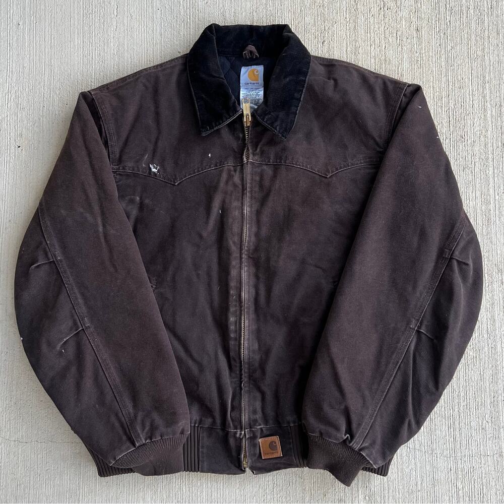 Carhartt J14 DKB brown Santa Fe work wear jacket